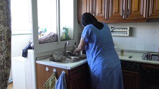 فيلم سكس سعودي لشاب فاشخ كس خالته نيك بالمطبخ