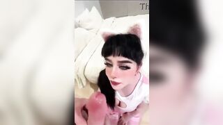 فيلم سكس التيكتوكر لانا روز تمص الزب وتتناك بعنف على السرير