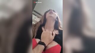 شرموطة مصرية من التجمع الخامس بتتفخ نيك من خالها الهايج